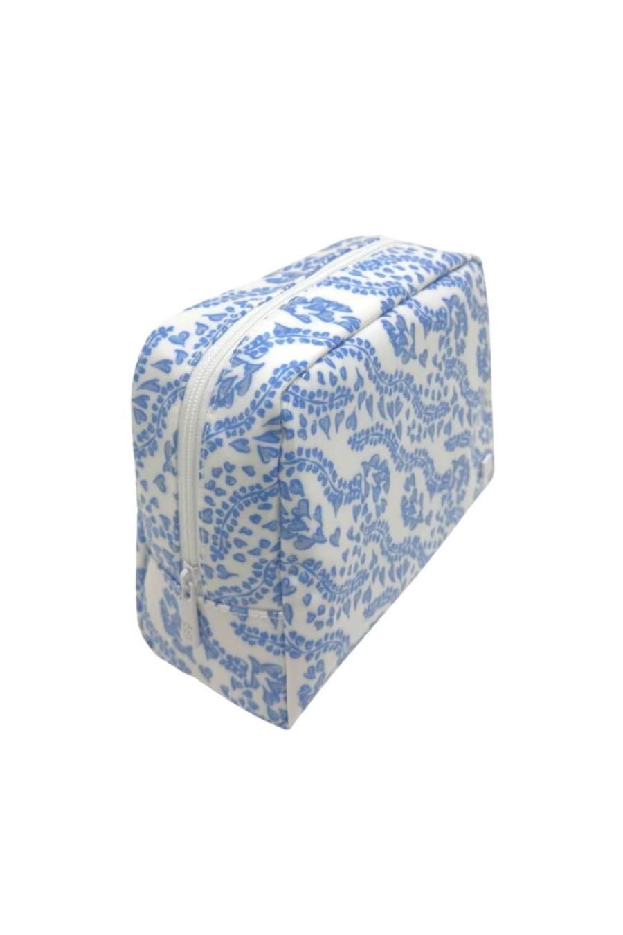 Luxe Gloss Wash Bag Medium in All Heart Blue