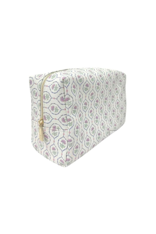 LUXE Everyday Bag with Navy Pinstripe Liner