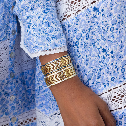 Skinny Cala Cuff in Navy