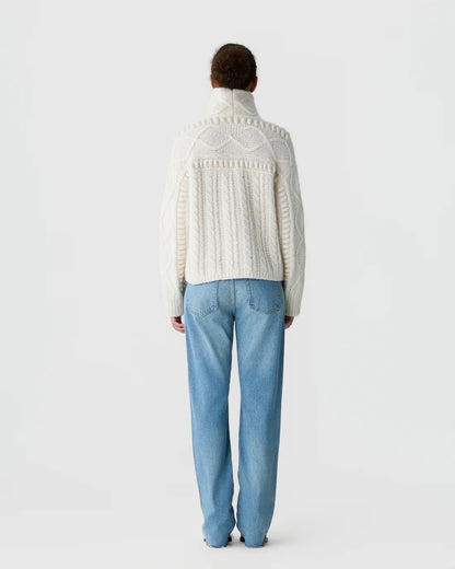 Super Cloud Turtleneck in Cream