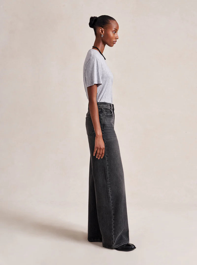 Isadora High-Rise Wide-Leg Jean in Fred