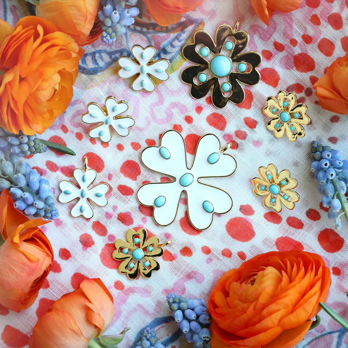 Talitha Stud in Turquoise