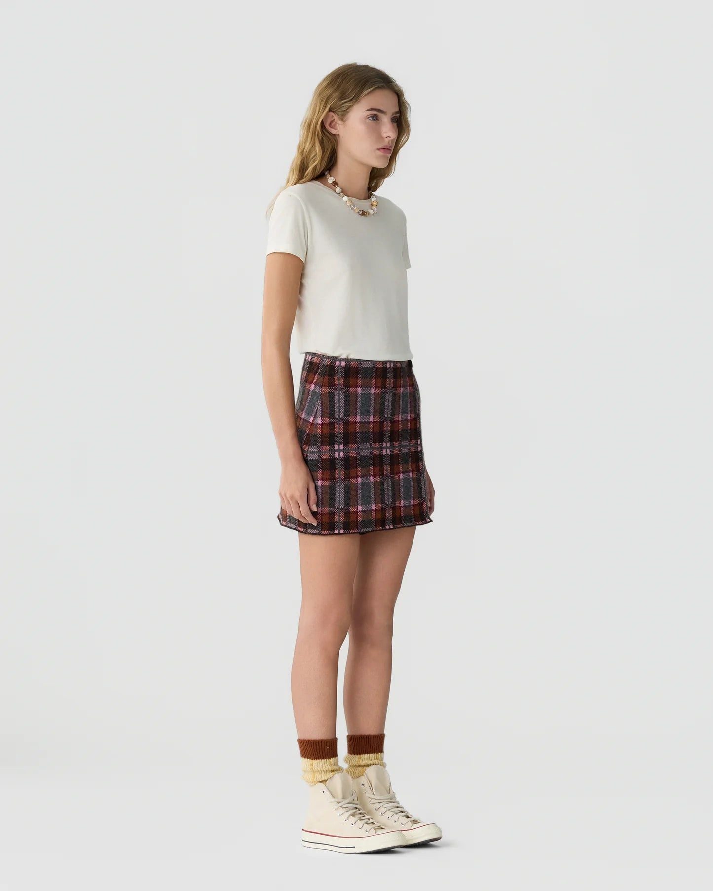 Tartan Mini Skirt in Sprinkle Combo