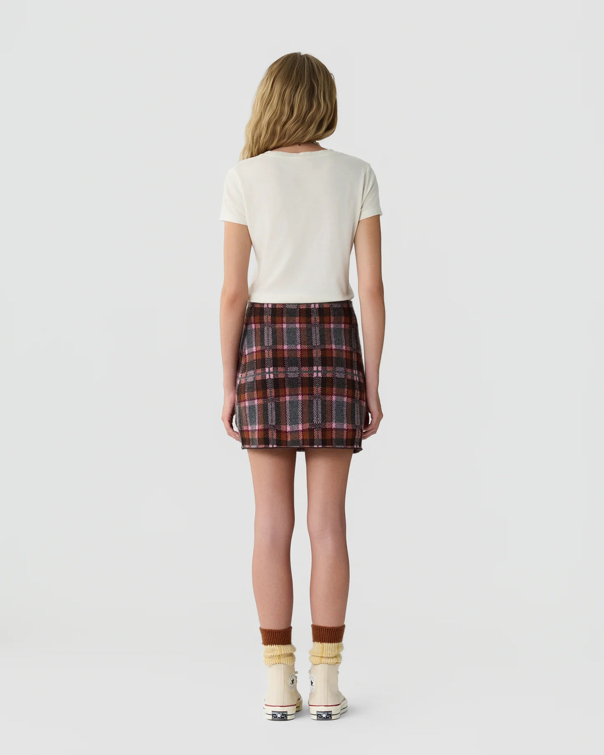 Tartan Mini Skirt in Sprinkle Combo