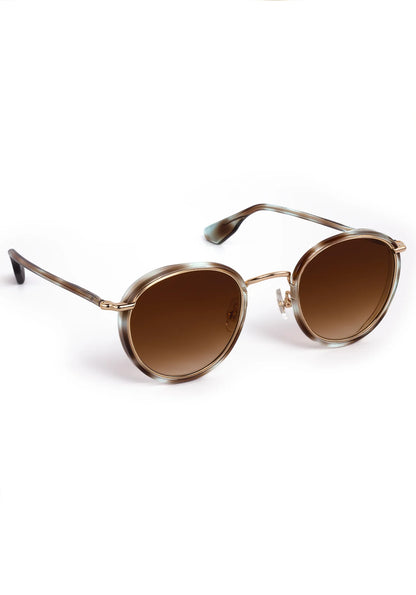 Tate in Aquamarine Tortoise 18K