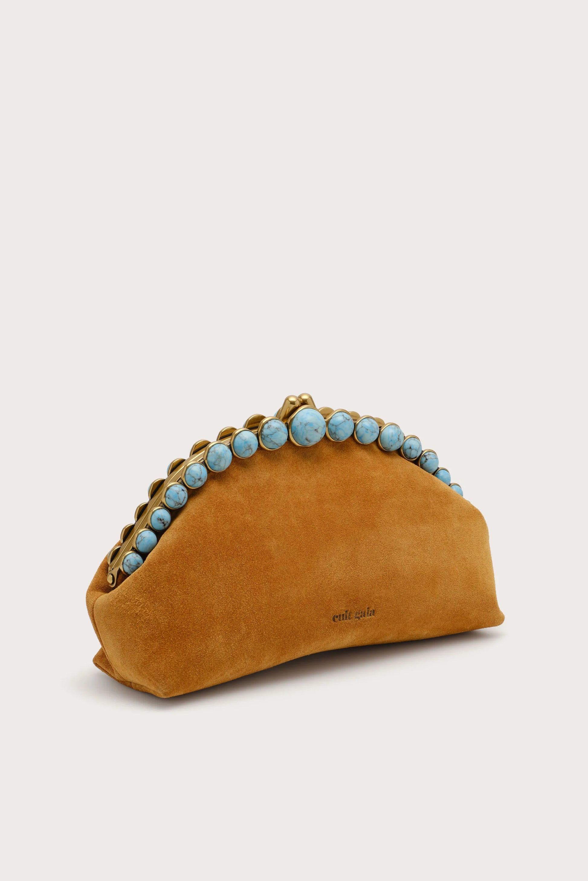 Una Clutch in Toasted Caramel
