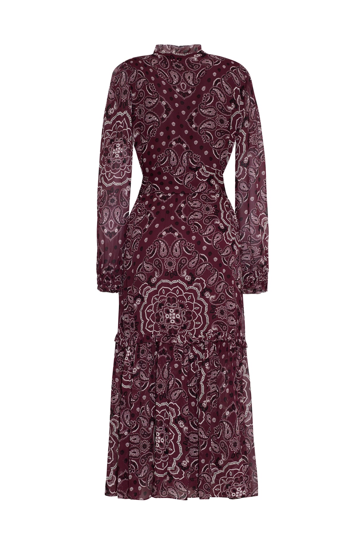 Verity Dress in Bandana Plum