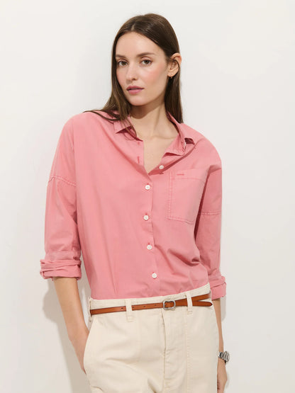 Jo Shirt In Cotton Poplin Tulip