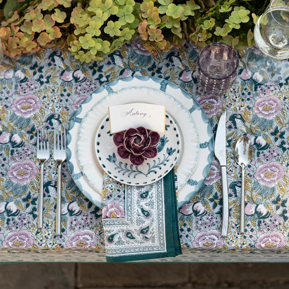 Garden Teal & Lilac Napkin Set