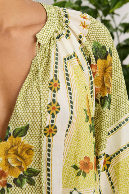 Dixie Mini Dress in Citrus
