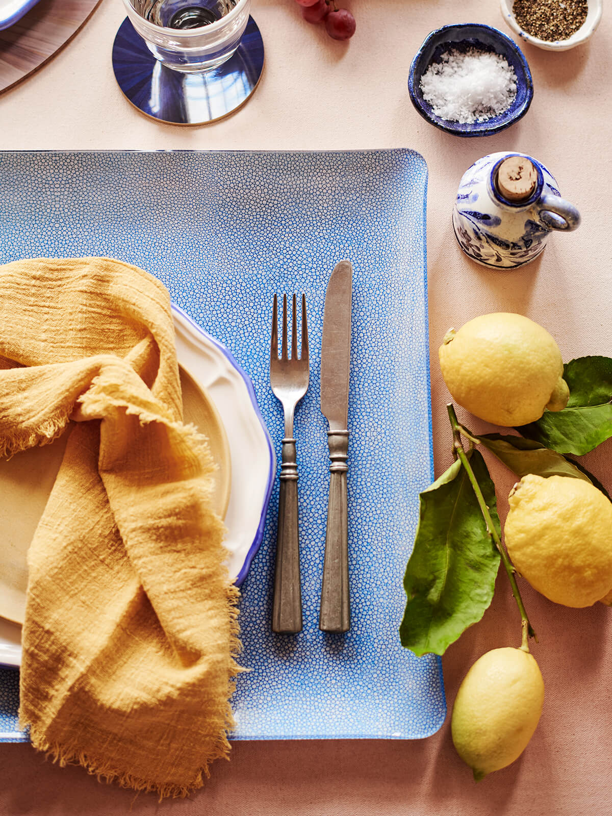 Prestige Serving Tray in Blue