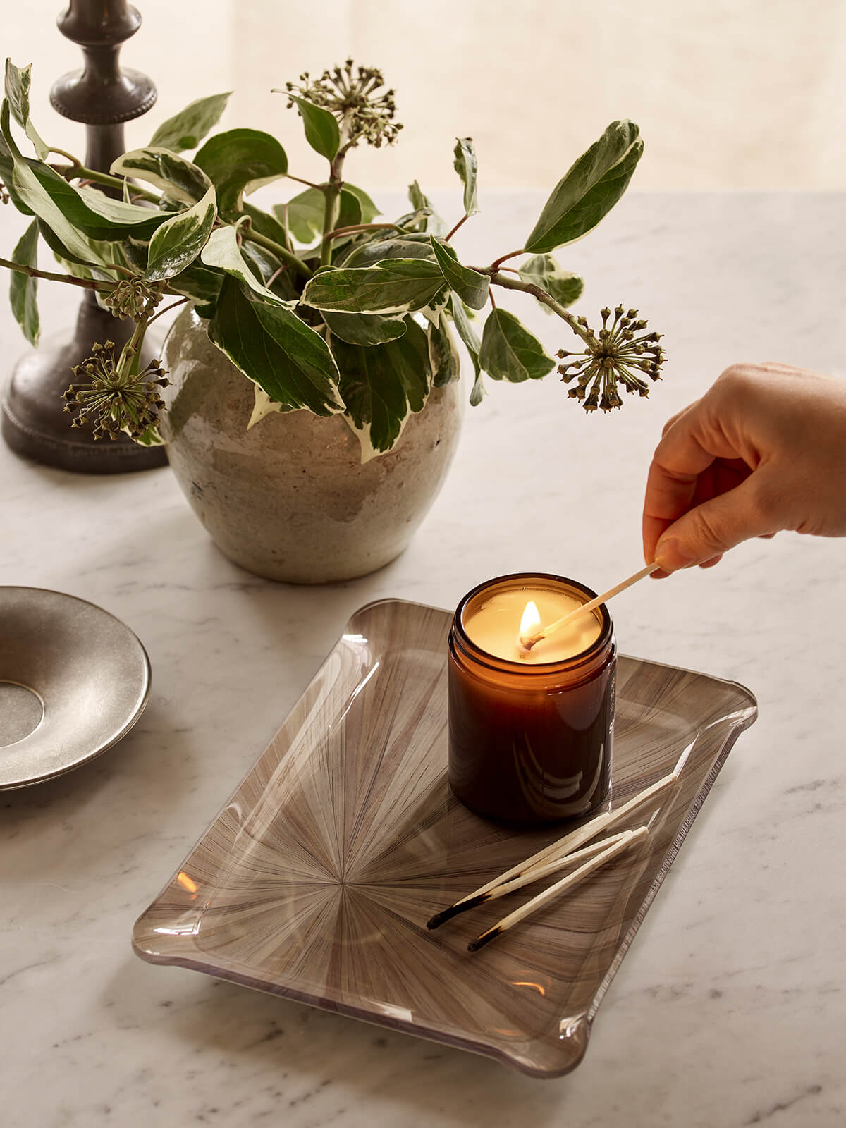 Soleil Valet Tray in Bronze