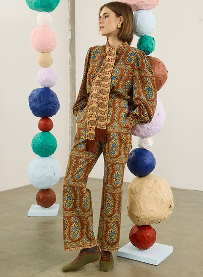 Juno Pant in Amber Glen Brown