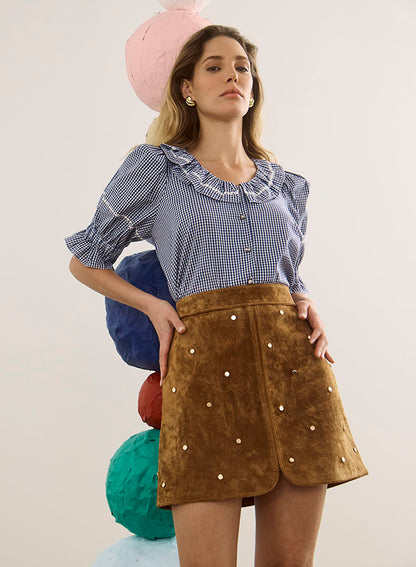 Dottie Skirt in Saddle