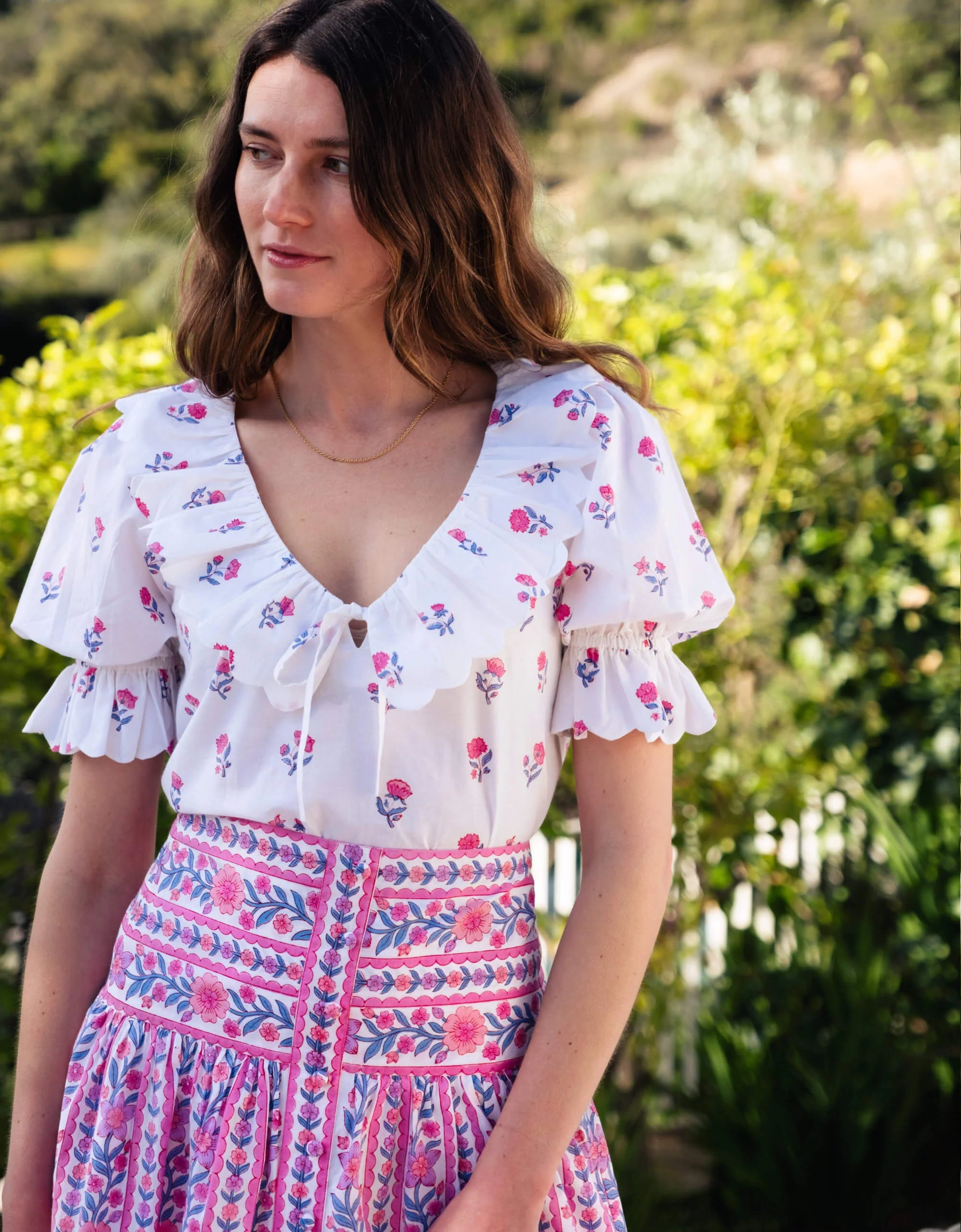 Jaipur Border Primrose Skirt