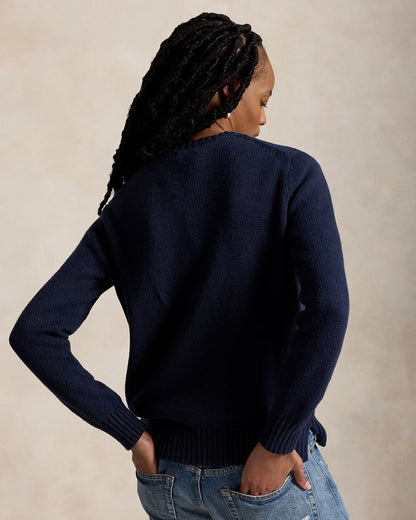Polo Bear Cotton-Linen Sweater