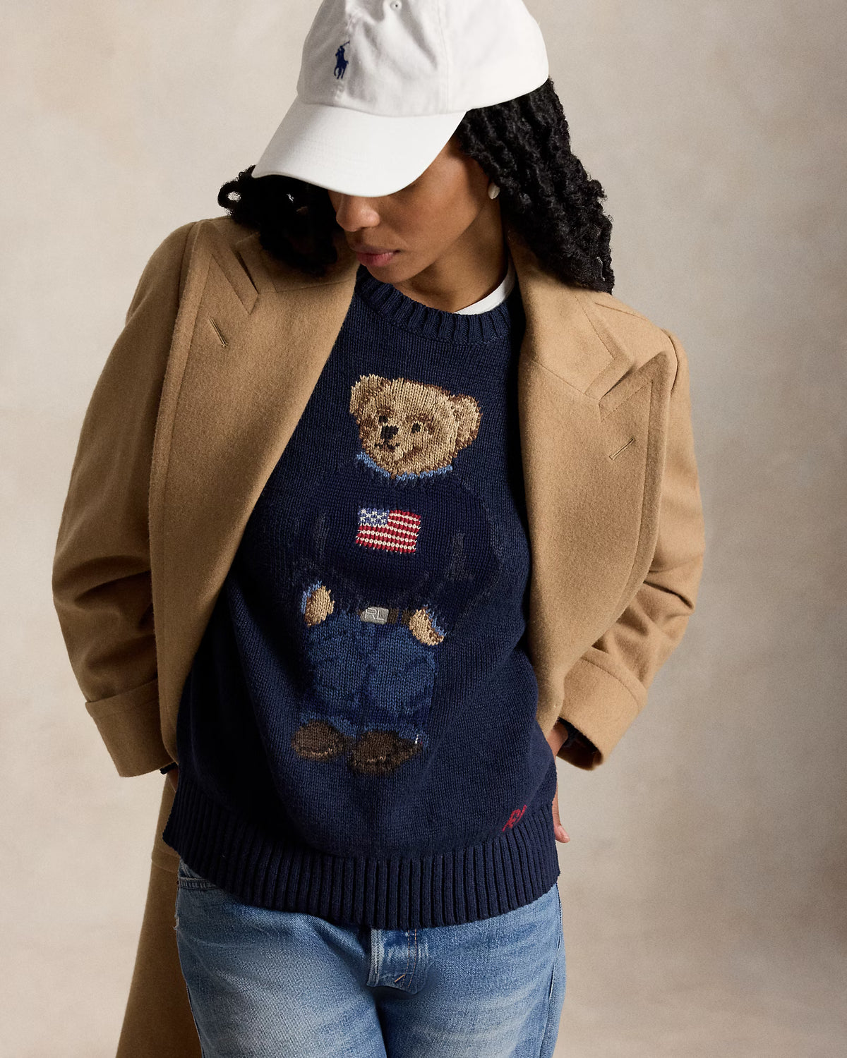 Polo Bear Cotton-Linen Sweater