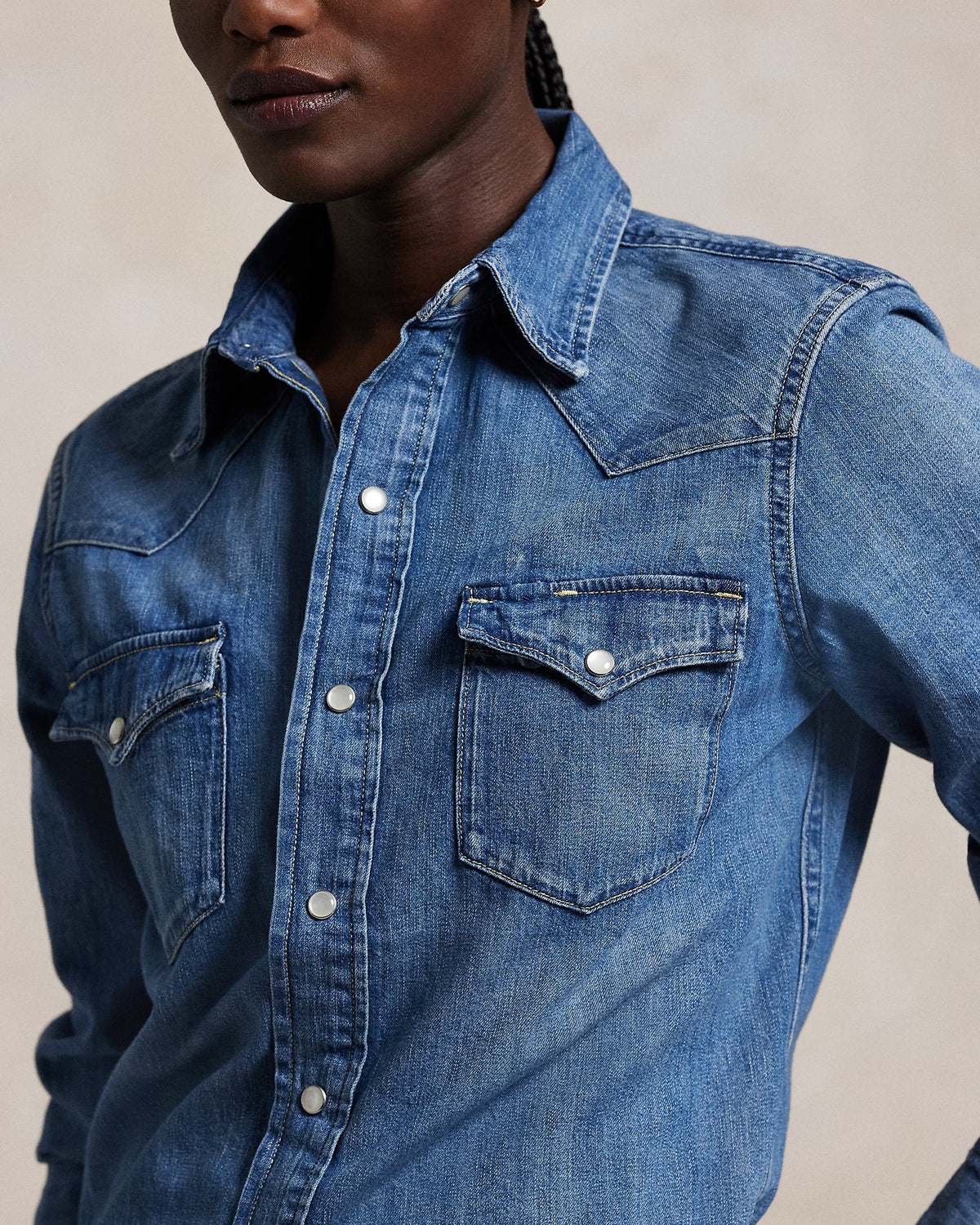 Denim Western Shirt