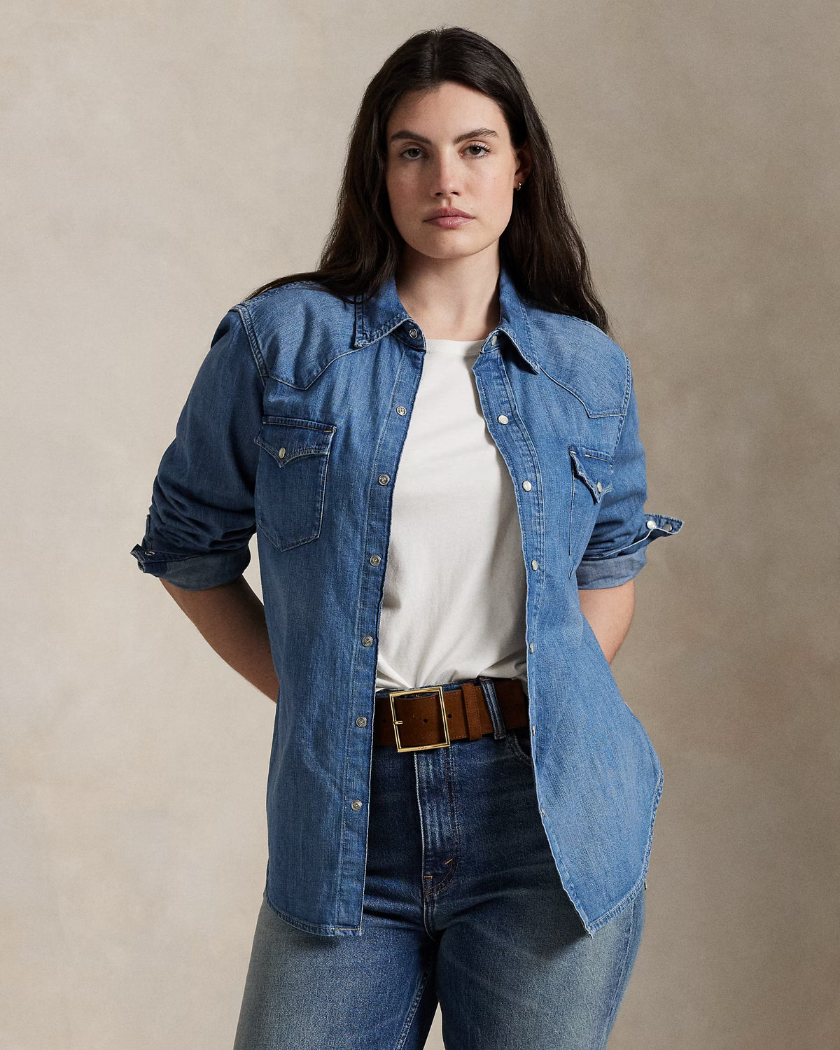Denim Western Shirt
