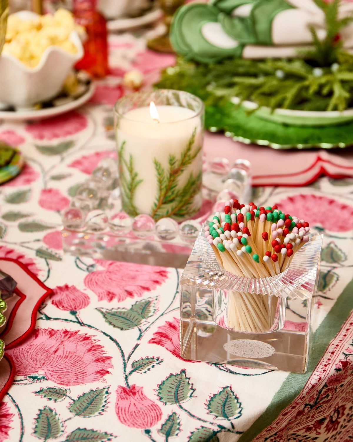 Square Match Striker with Holiday Matches