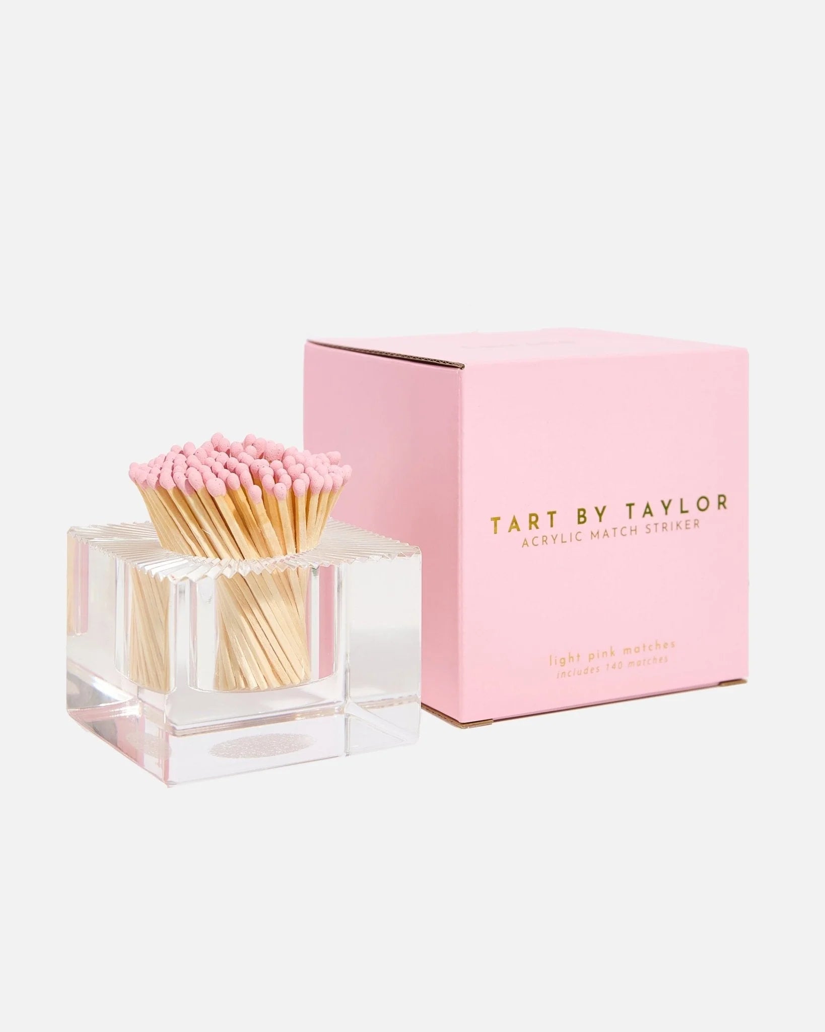 Square Match Striker | Light Pink Matches