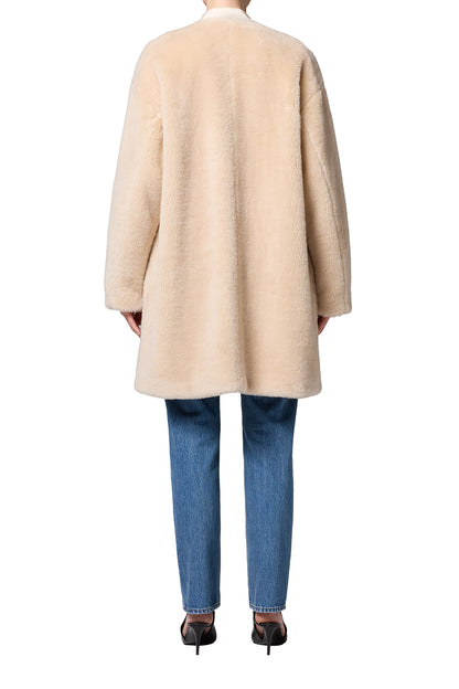 Martina Long Sherpa Coat