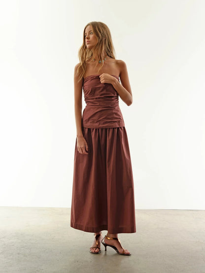 Adobe Brown Ciara Dress