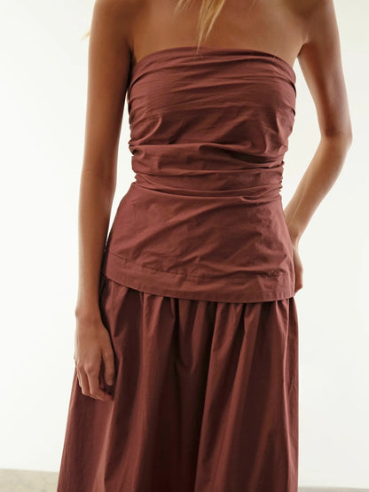 Adobe Brown Ciara Dress