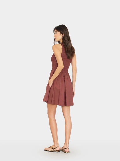 Florie Dress in Adobe Brown