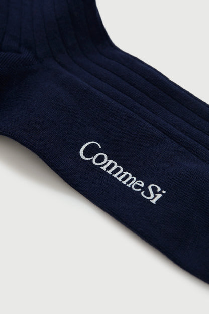 The Yves Sock in Navy